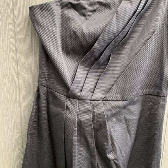 Shoshanna Gray One Shoulder Embellished Dress Size 2 NWT - Picture 4 of 8